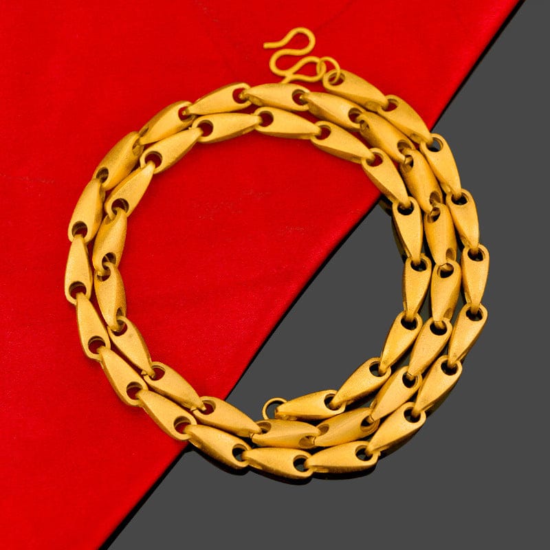 Gold Dropshipping Luxury Men's Gold Chain Necklace for Wedding Engagement Anniversary Jewelry Birthday Christmas New Year Gifts Male