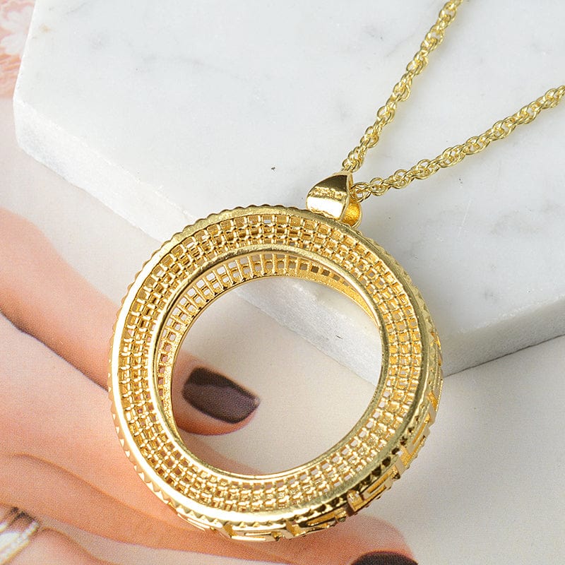Gold Fashion Jewelry Copper Jewelry Sets For Women New Design Necklace Earrings Pendant High Quality Trendy Gift