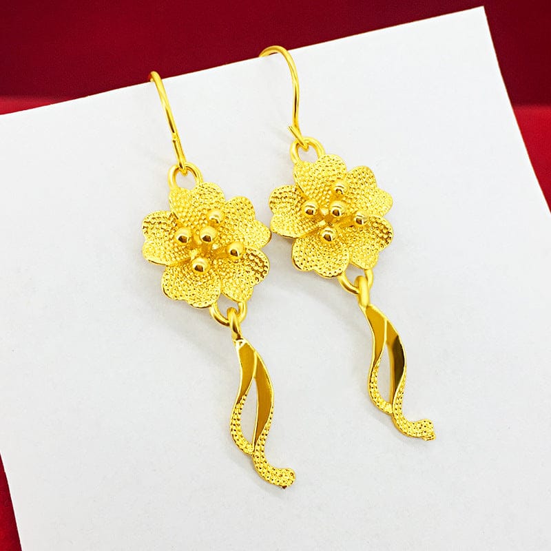 Gold Gold Filled Drop Earring for Women Classic Jewelry Tassel Long Earrings for Engagement Fine Jewelry Female for Amazon Ebay