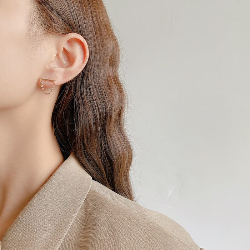 Gold New Silver Color Long Tassel Earrings for Women Bridal Dangle Earrings Wedding Jewelry