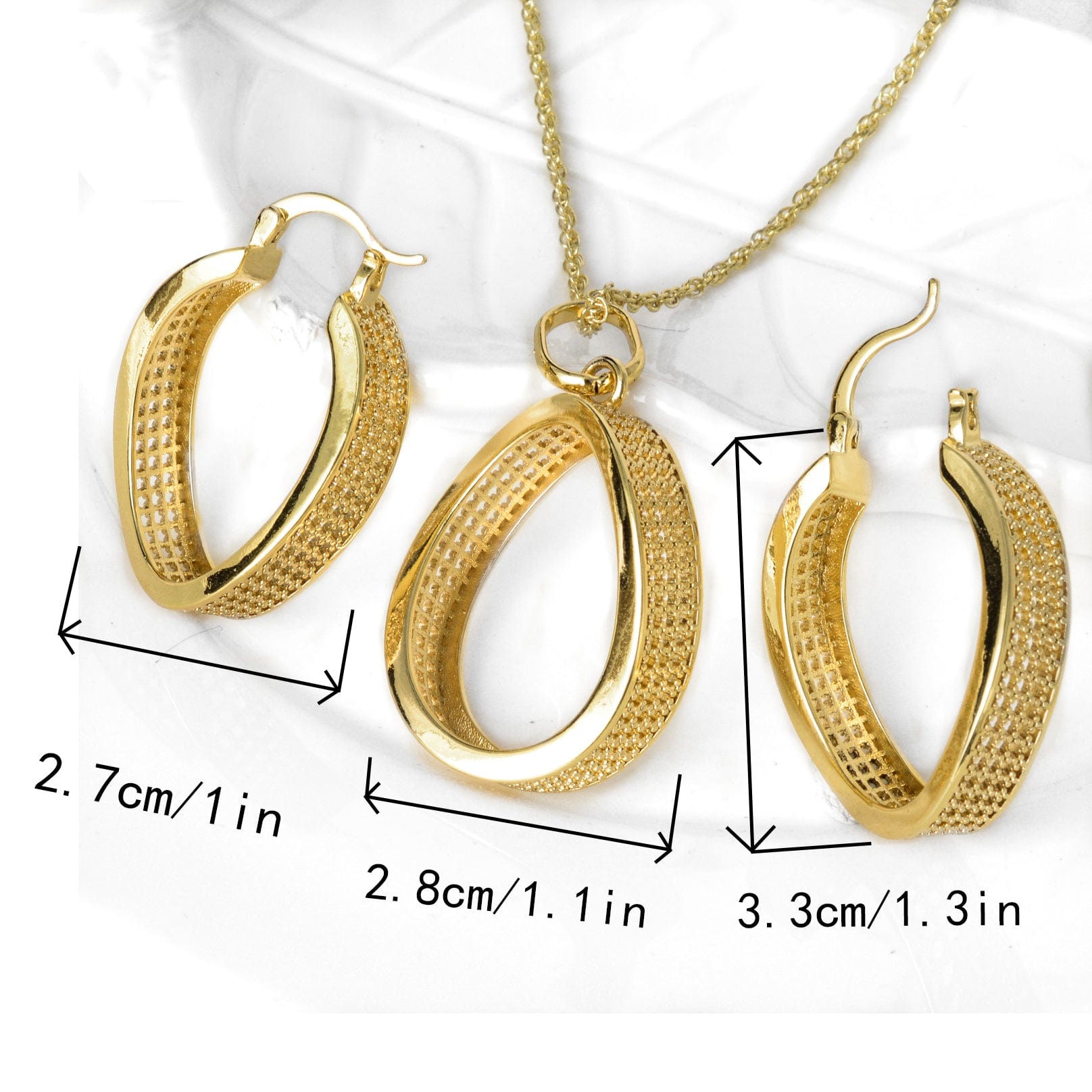 Gold Nigerian Popular jewelry high quality copper Women wedding party bridal jewelry set luxury