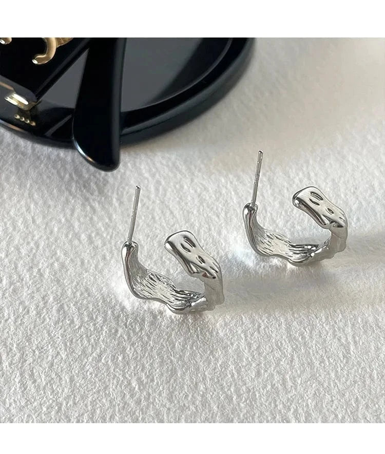 Gold plated jewelry 18k gold plated 925 silver needle earrings style high quality gold plated round stud earrings