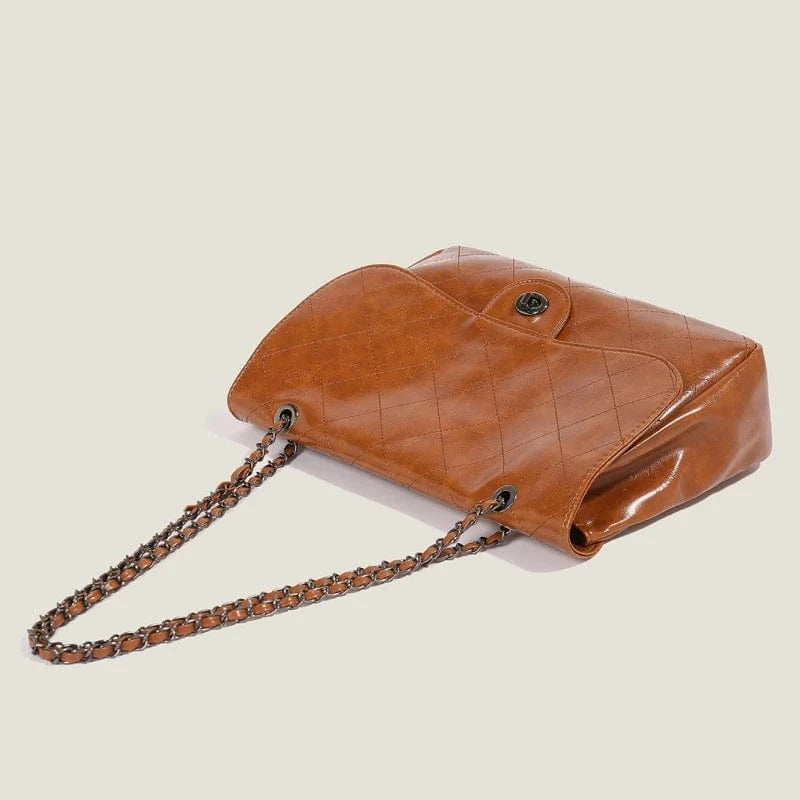 good quality brown leather vintage handbags wholesale luxury designer bags handbags women pu ladies handbag
