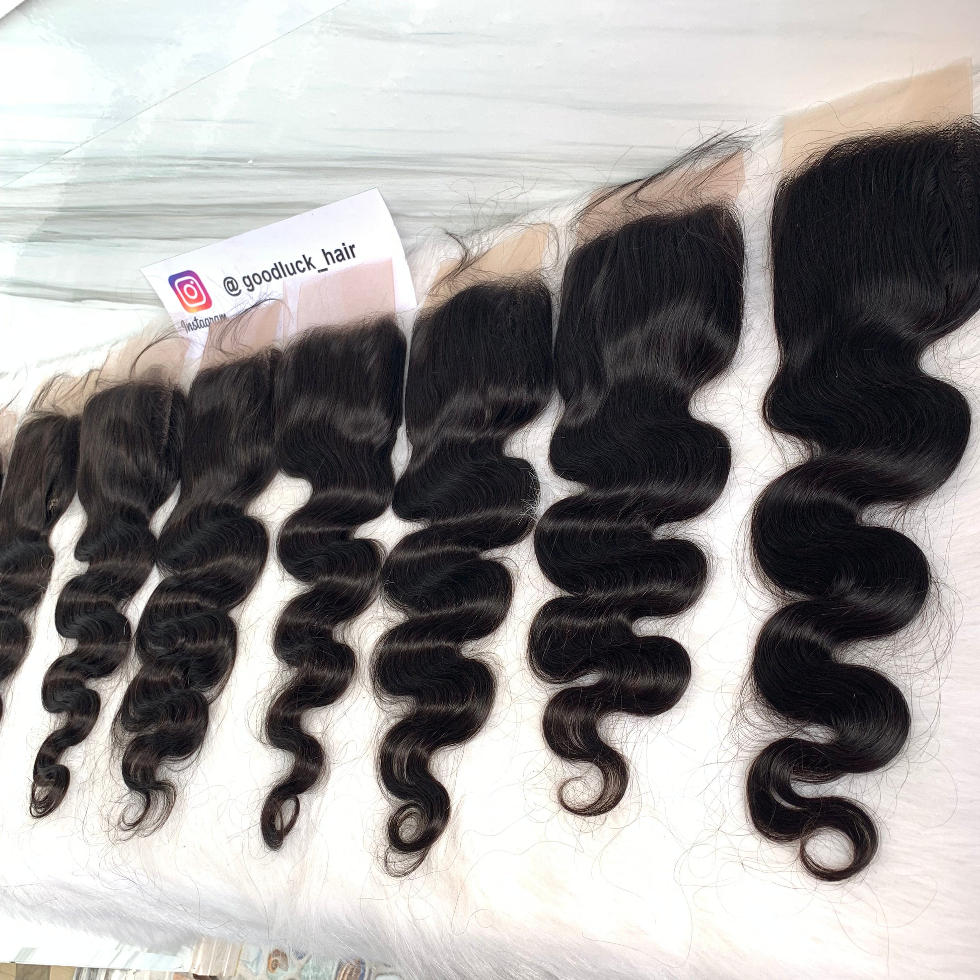 Goodluck 13x4 13x6 Hd Lace Human Hair Frontal,4x4 6x6 5x5 Hd Lace Closure,Hd Lace Front Full Cuticle Aligned Human Hair Frontal