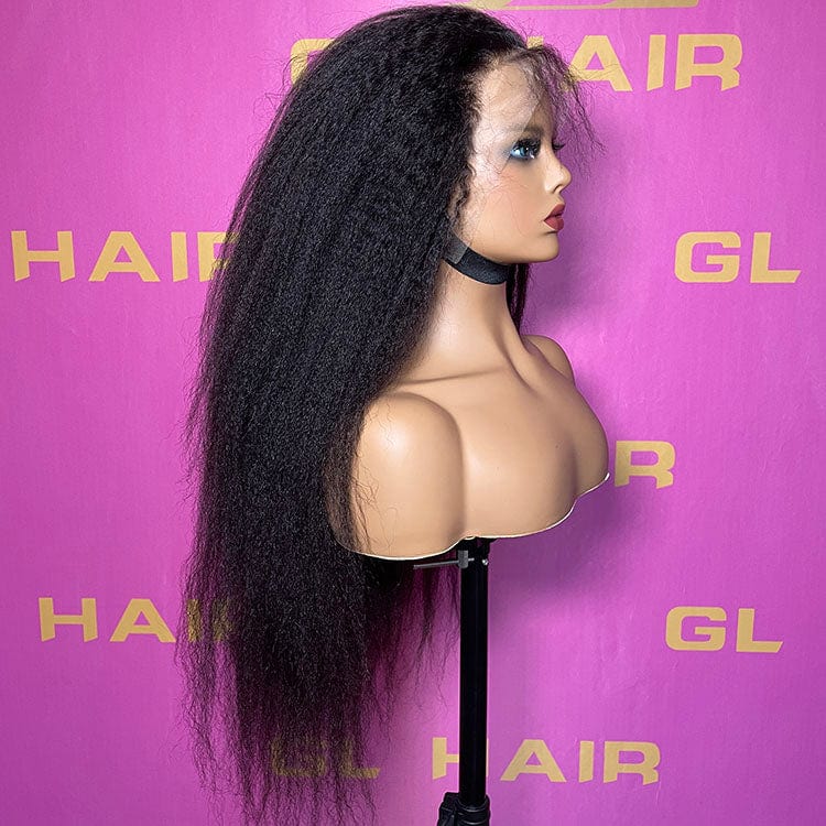 Goodluck naturel raw remy brazilian virgin 13x4lace front human hair with frontal wavy wig hair wholesale human hair wig vendors
