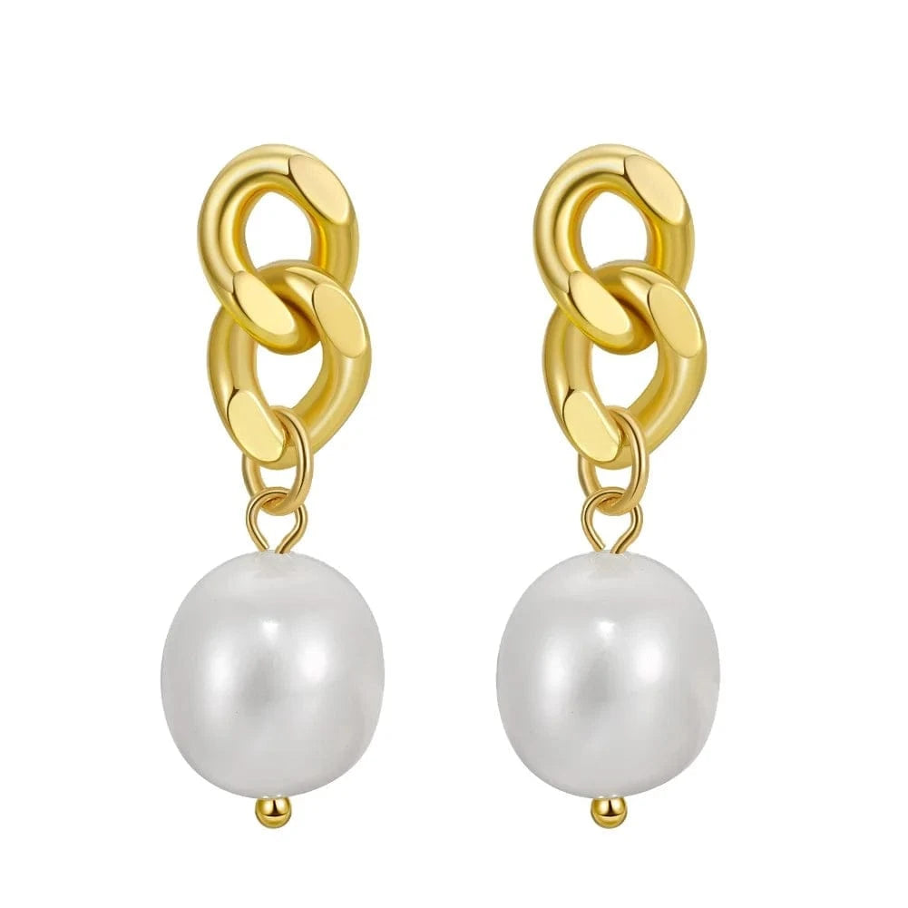 GPE53 Gold fashion 925 sterling silver stud earring jewelry 18K gold plated sterling silver stud earrings for women