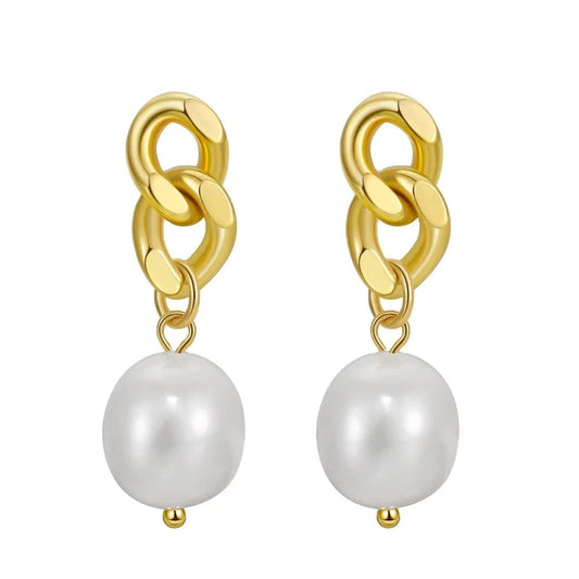 GPE53 Gold fashion 925 sterling silver stud earring jewelry 18K gold plated sterling silver stud earrings for women