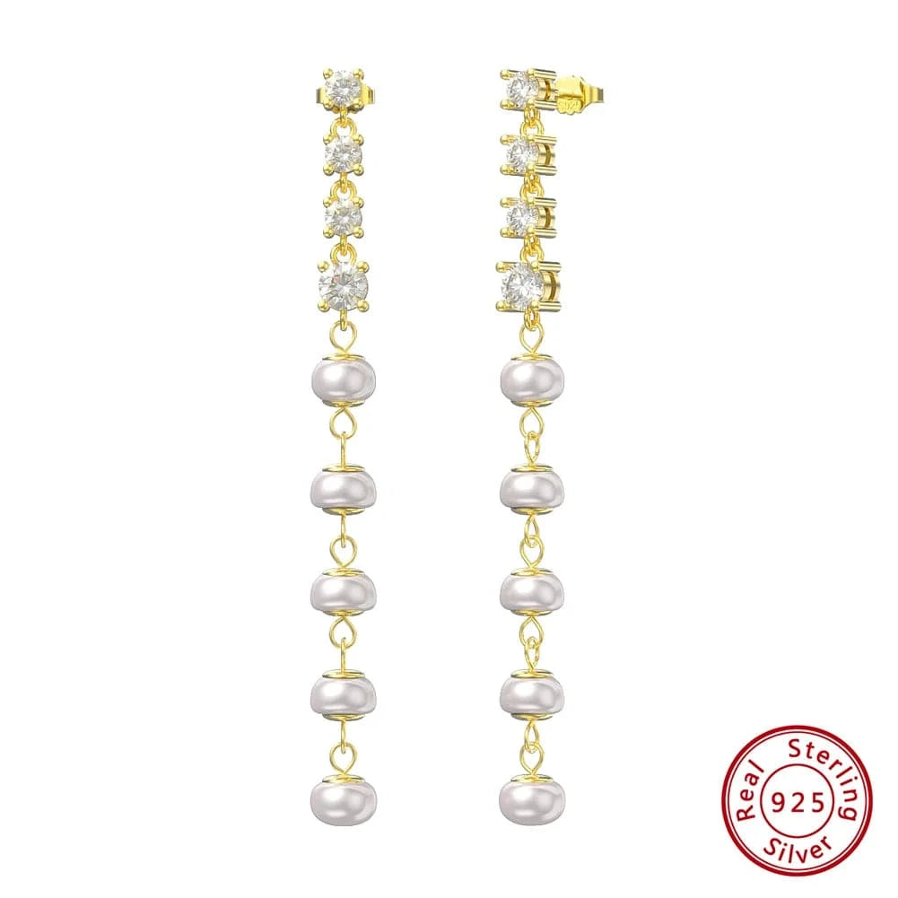 GPE60 Gold fashion 925 sterling silver stud earring jewelry 18K gold plated sterling silver stud earrings for women