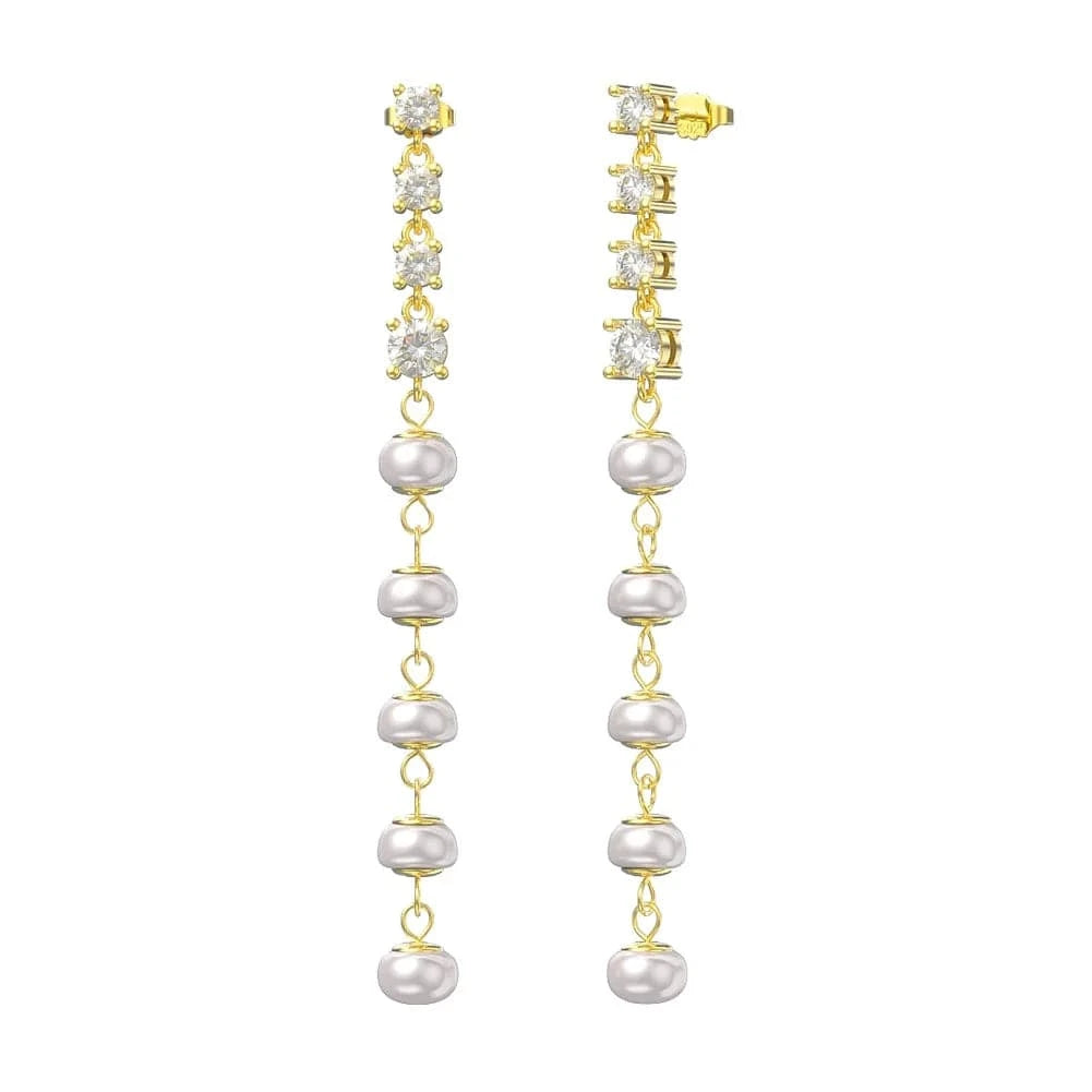 GPE60 Gold fashion 925 sterling silver stud earring jewelry 18K gold plated sterling silver stud earrings for women