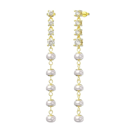 GPE60 Gold fashion 925 sterling silver stud earring jewelry 18K gold plated sterling silver stud earrings for women
