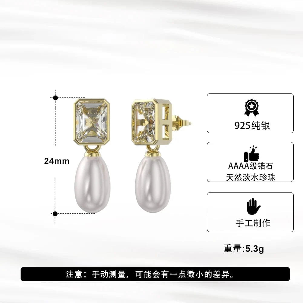 GPE64 Gold fashion 925 sterling silver stud earring jewelry 14K gold plated sterling silver stud earrings for women