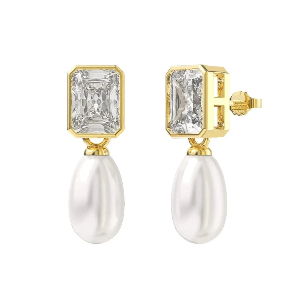 GPE64 Gold fashion 925 sterling silver stud earring jewelry 14K gold plated sterling silver stud earrings for women