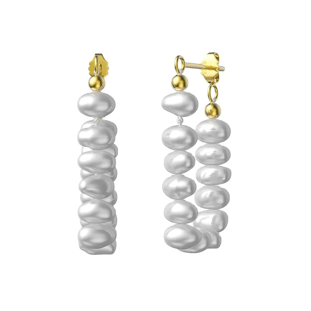 GPE66 Gold fashion 925 sterling silver stud earring jewelry 18K gold plated sterling silver stud earrings for women