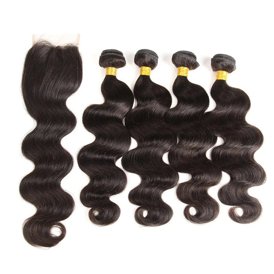 Grade 8A Mink Brazilian Virgin Hair Body Wave Wholesale Brazilian Body Wave virgin Brazilian hair Bundles With Closure