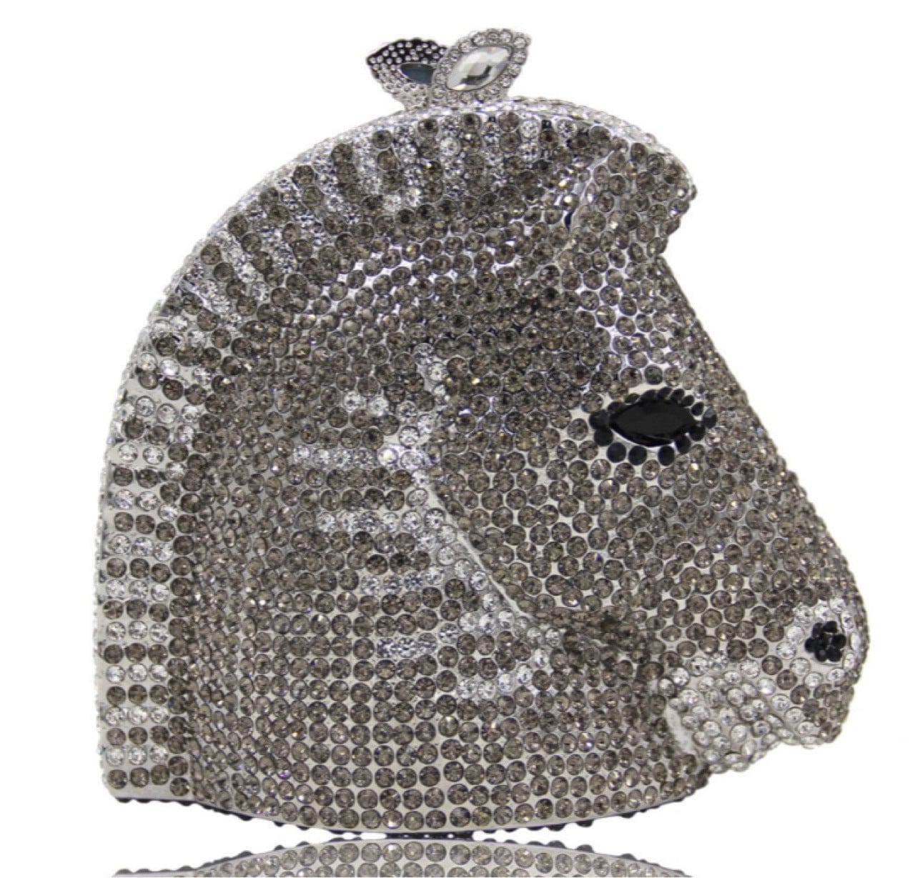 Gray House Custom Women bling diamond party skull handbag hand rhinestone Pumpkin ice cream clutch Butterfly owl Swan  purse evening bags