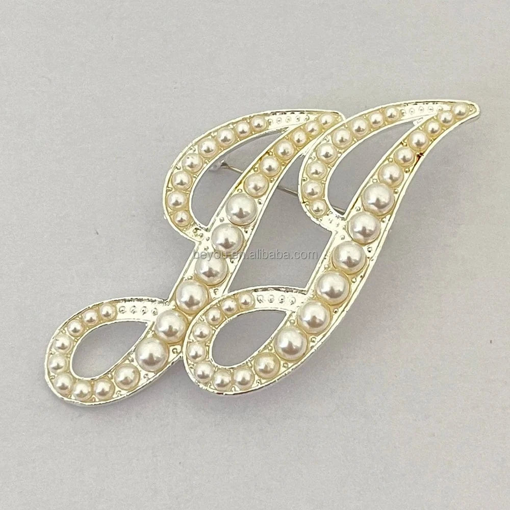 Greek Sorority Jack&Jill Sisters Three Layers Pearl Brooch 1938 Gift Brooch for Women