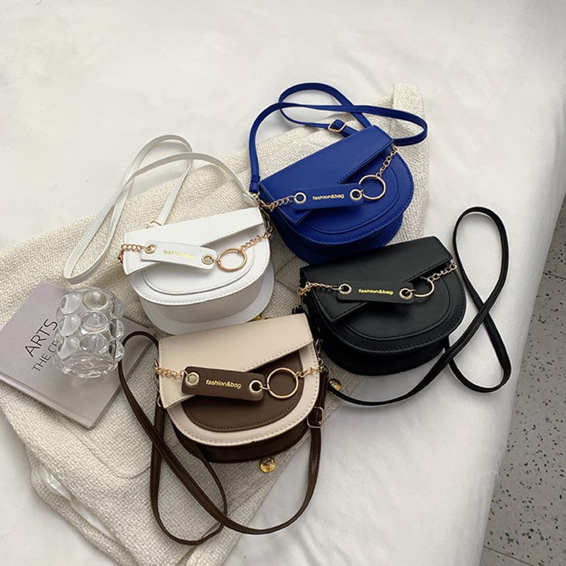 Guangzhou designer ladies saddle crossbody bags luxury chain shoulder purses women hand bags