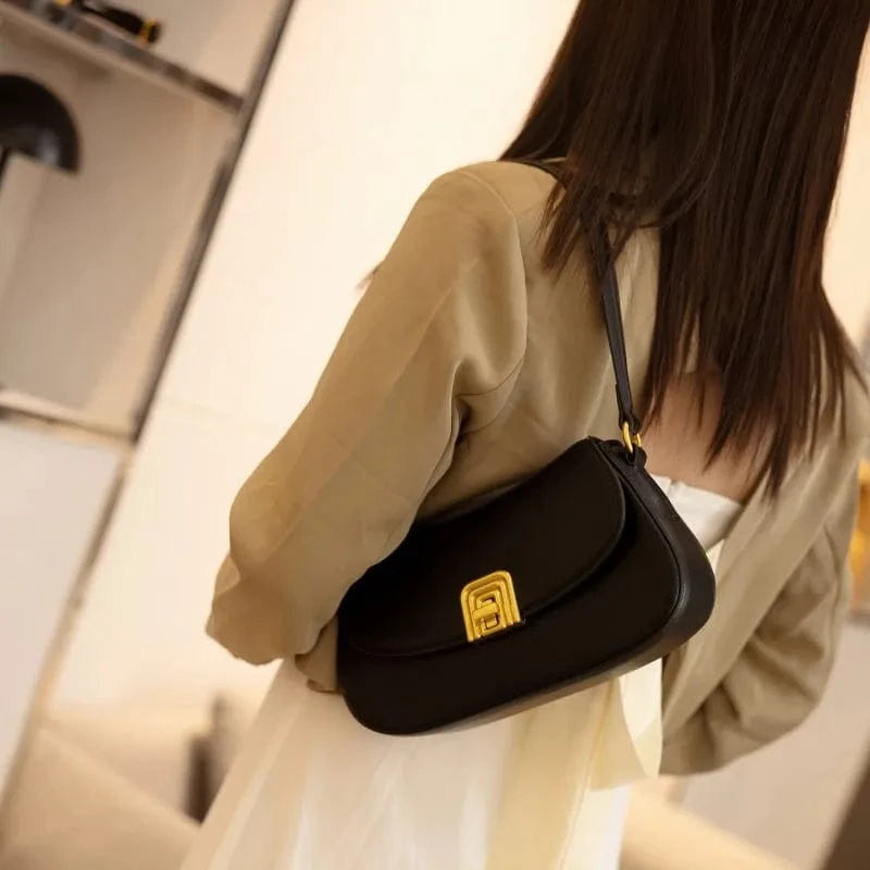 Guangzhou factory design my own handbag pu leather retro shoulder bag new fashion 2024 trendy handbags