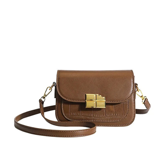 Guangzhou factory stock lots handbag pu leather black crossbody bag custom classy handbags for ladies casual