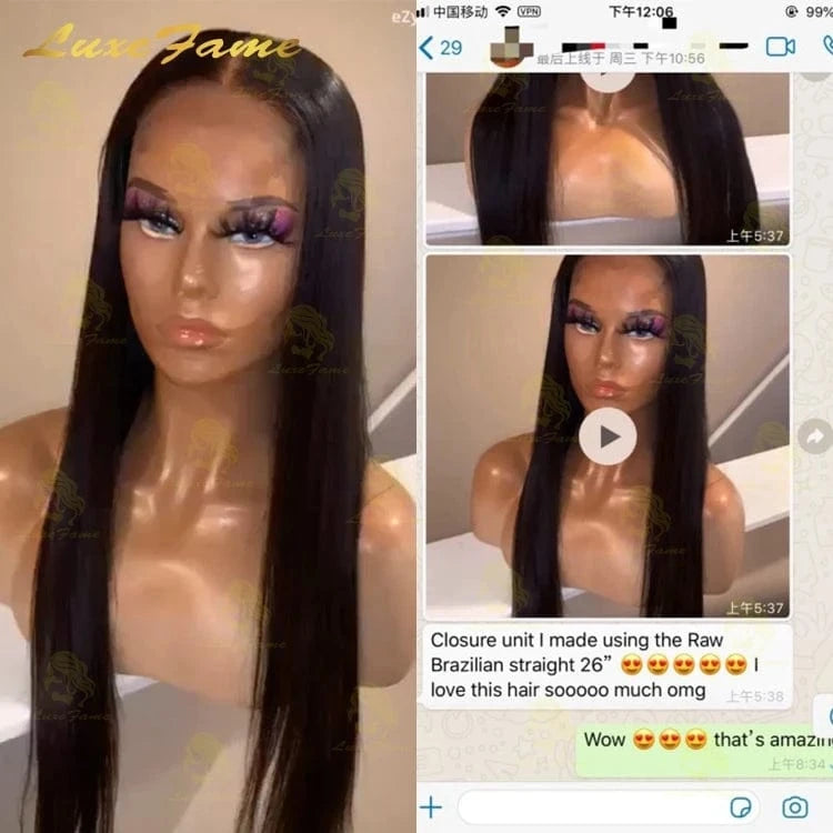 Guangzhou Hair Factory Luxefame 13A Excellent Quality Indian Hair Top Quality Raw Hair Weave