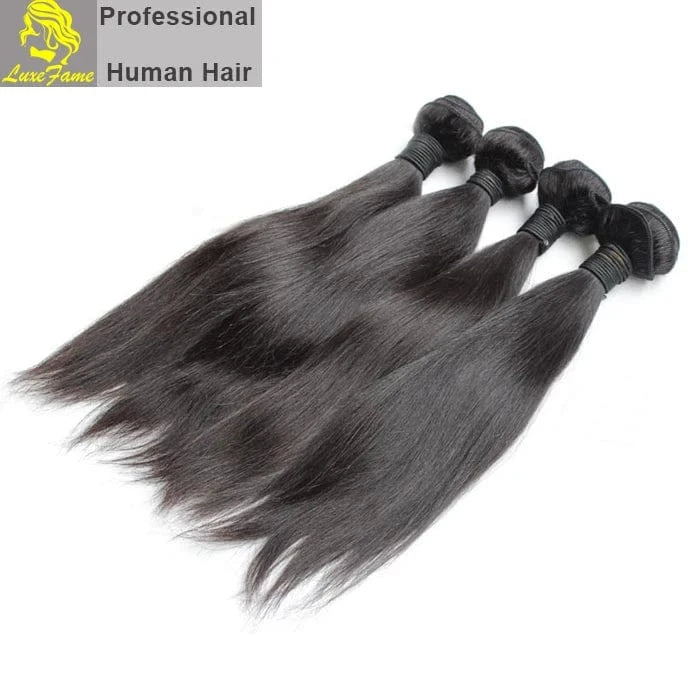 Guangzhou Hair Factory Luxefame 13A Excellent Quality Indian Hair Top Quality Raw Hair Weave