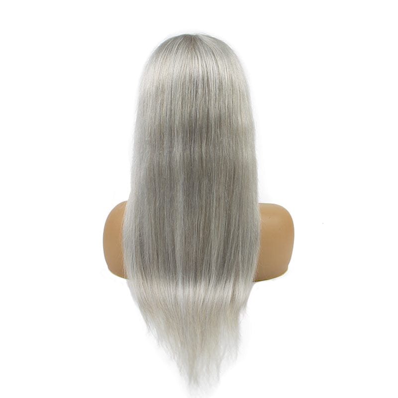 Guarantee hair straight lace frontal color wig gray Brazilian allied human hair wholesale virgin good quality good price