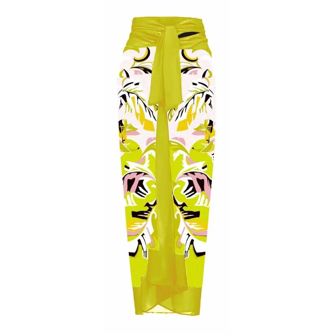 GX2529 Fashion Women Elegant Bodysuits Vendors 3D Big Three-dimensional Flower Swimsuit Sexy Swimwear and Cover Ups 2 Piece Set