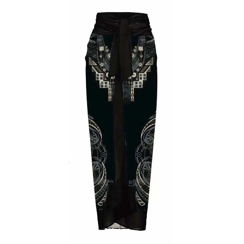 GX2529 Fashion Women Elegant Bodysuits Vendors 3D Big Three-dimensional Flower Swimsuit Sexy Swimwear and Cover Ups 2 Piece Set