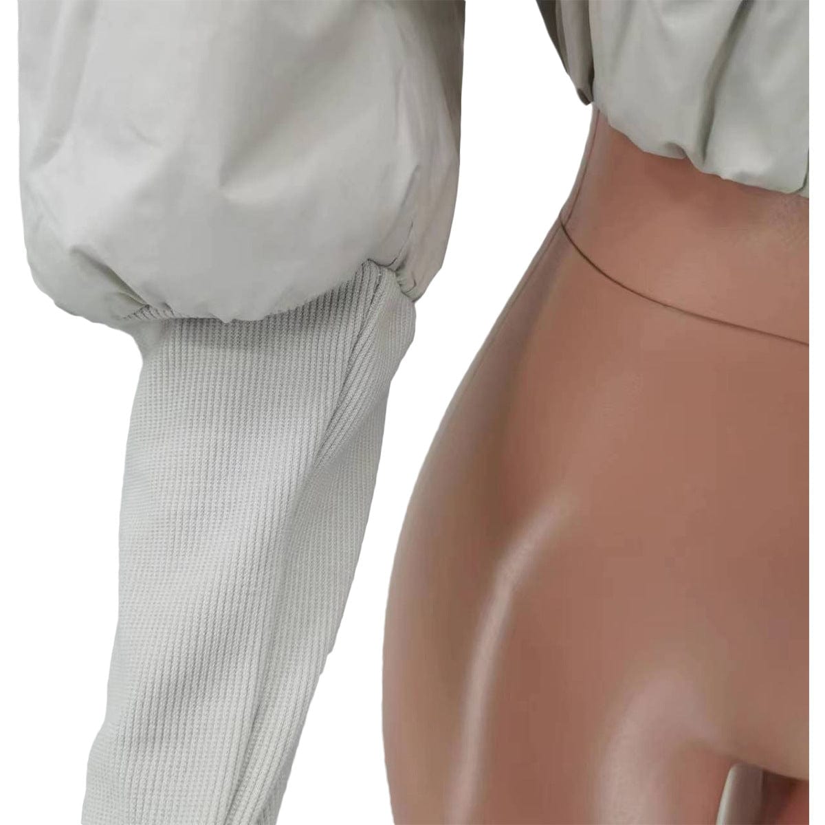 GX6266 Women's Crop Bubble Coat Jackets 2023 Trench Thick Puff Coats Women Winter Clothes Vests coats Girls' Jacket