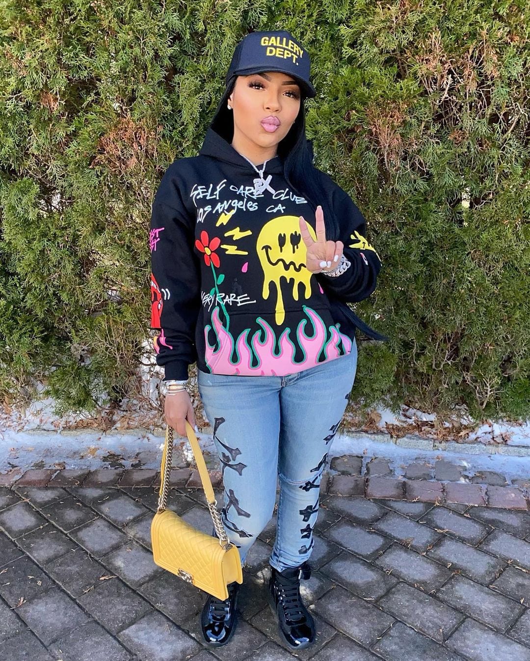 H2161 wholesale fall plus size women's hoodies & sweatshirts high street graffiti hoodie fashion sweaters streetwear