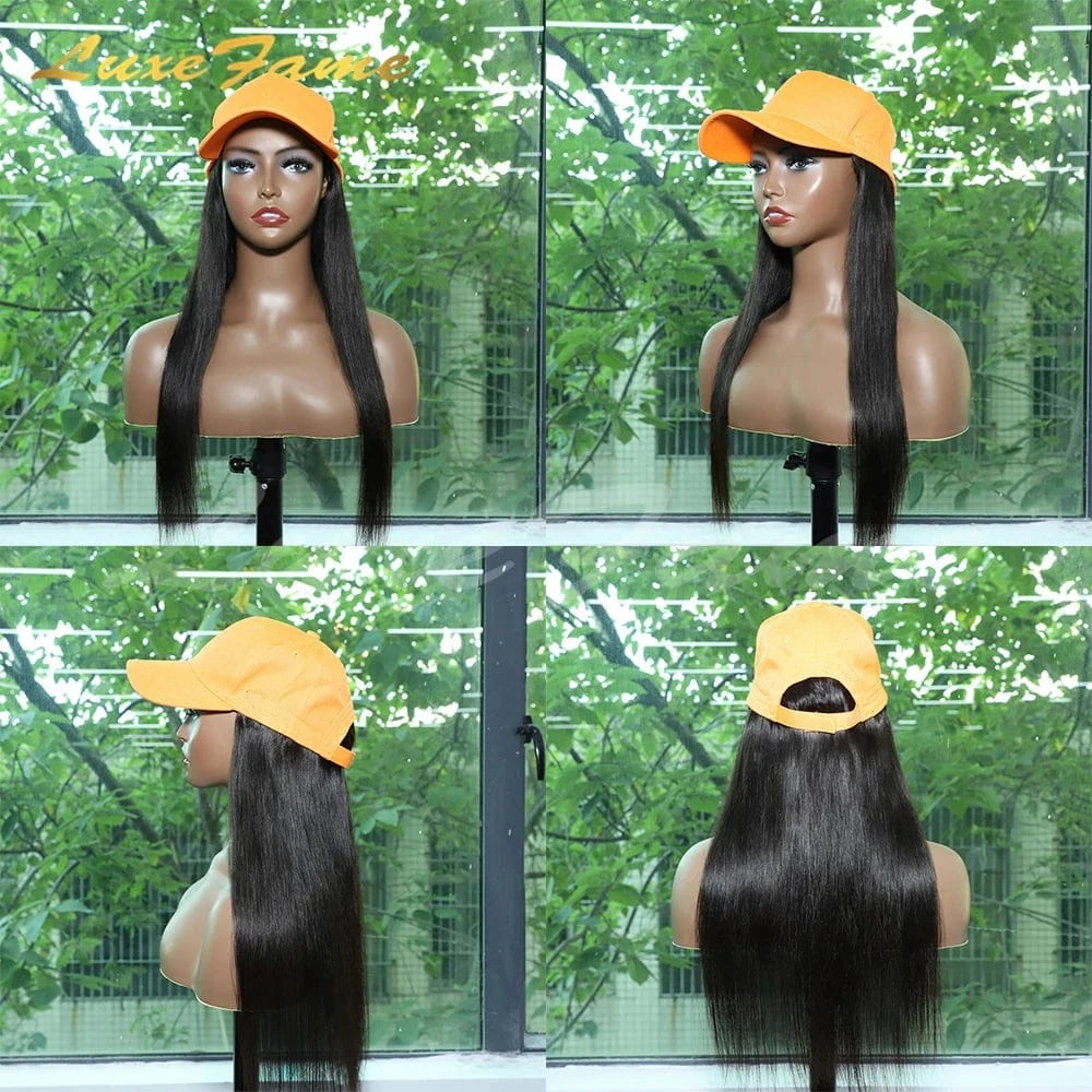 hair supplies plastic hd lace closures with wig cap,large cap 40 inch deep wave frontal wig,hat wigs human hair