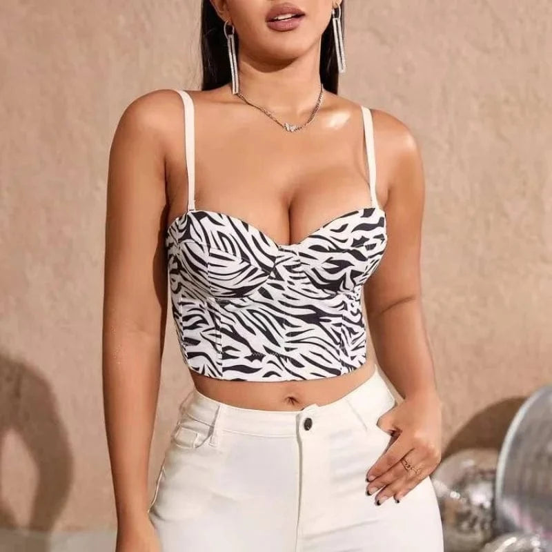 Halter top women wear sexy small waistcoat jacket slim and breast