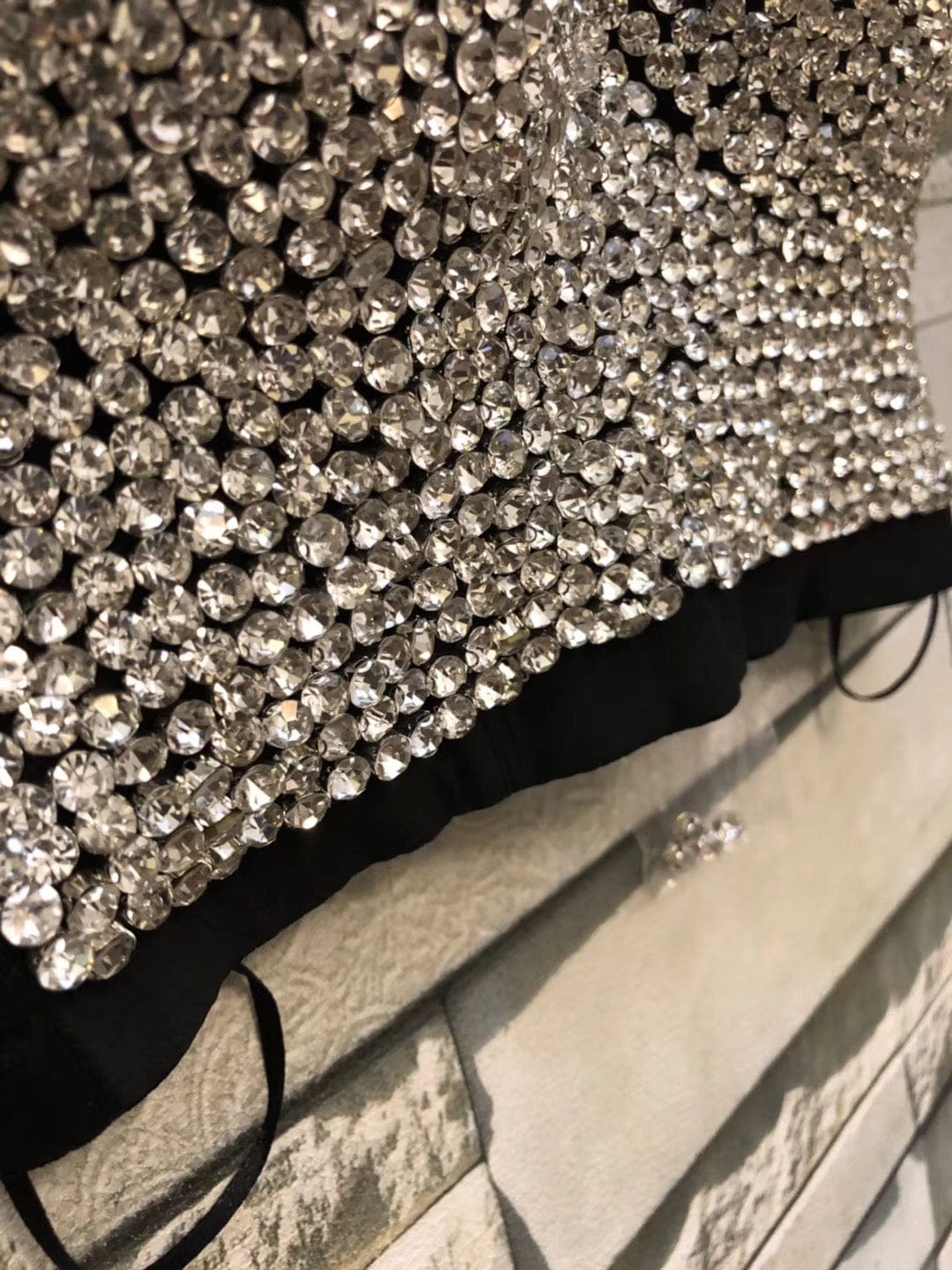 handmade beads sequins top blouse designs sequin crop top