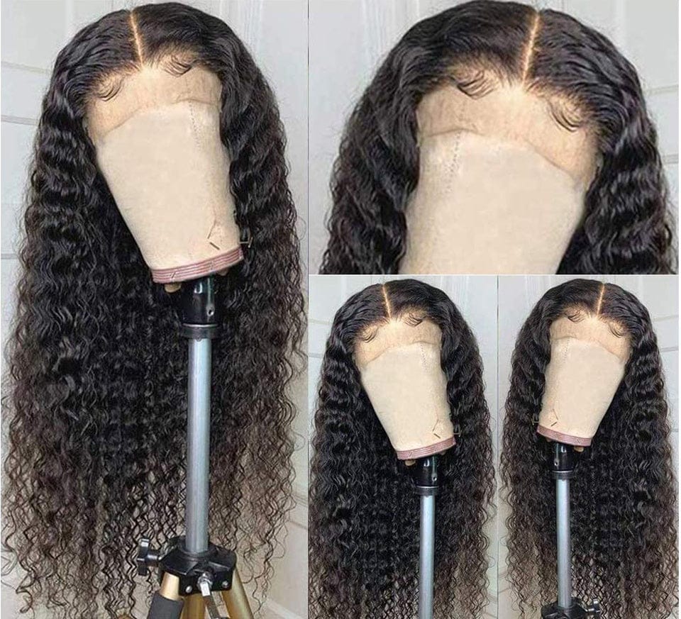 HD Lace Frontal Wig 30 Inch Deep Wave 13X4 Lace Front Human Hair Wigs For Women Deep Curly Glueless Brazilian 150% Closure Wigs