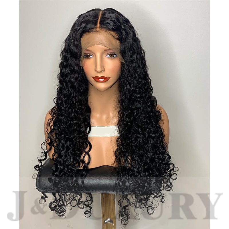 HD Transparent Lace Front wigs for Black women Wholesale Natural color Brazilian Human hair wigs curly remy hair wigs