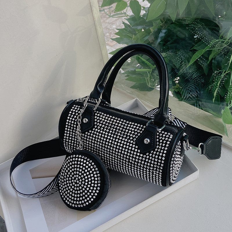 HEC Women Luxury Shining Shoulder Purses Fashion Quality Crystal Women Diamonds Party Clutch Handbag