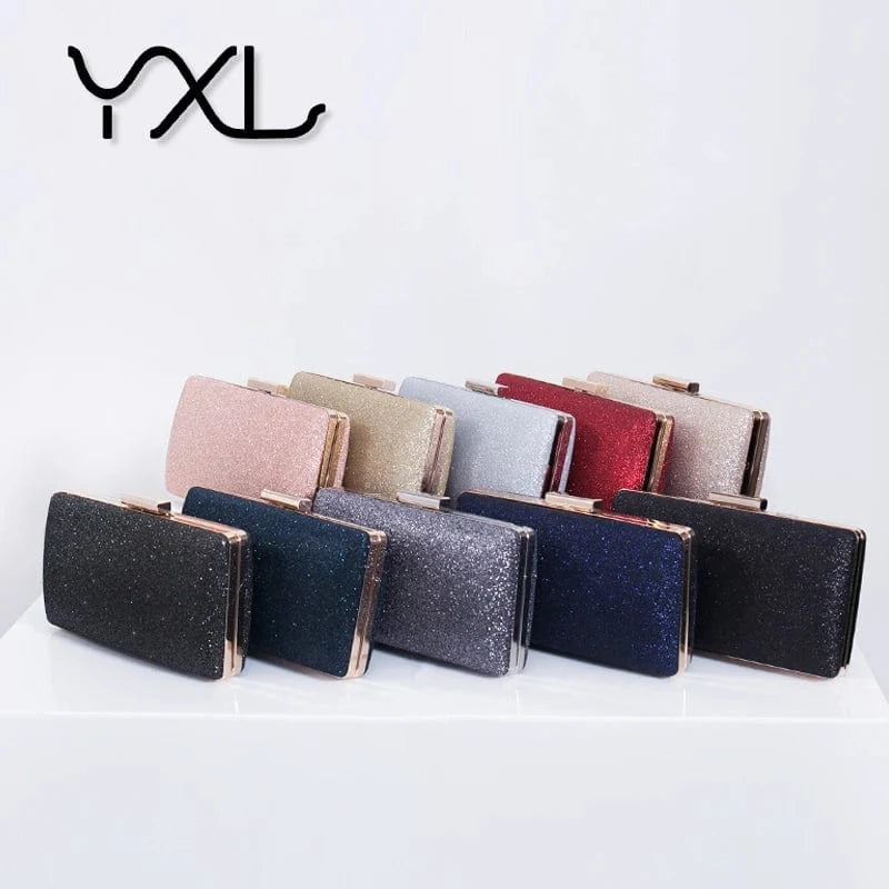 High grade elegant best glitter sling shoulder women bag for wedding