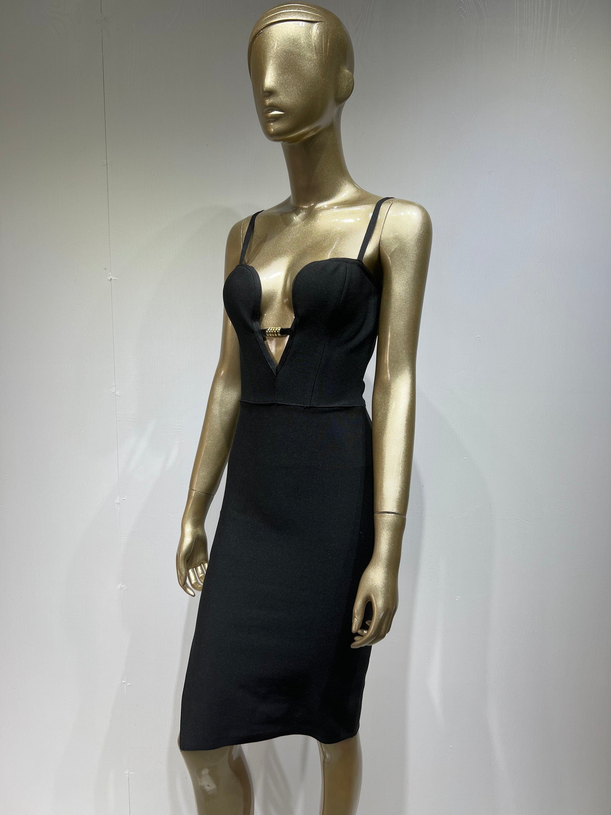 High Quality Black Elegant Evening Party Vestidos Bodycon Rayon Bandage Dress Women Summer