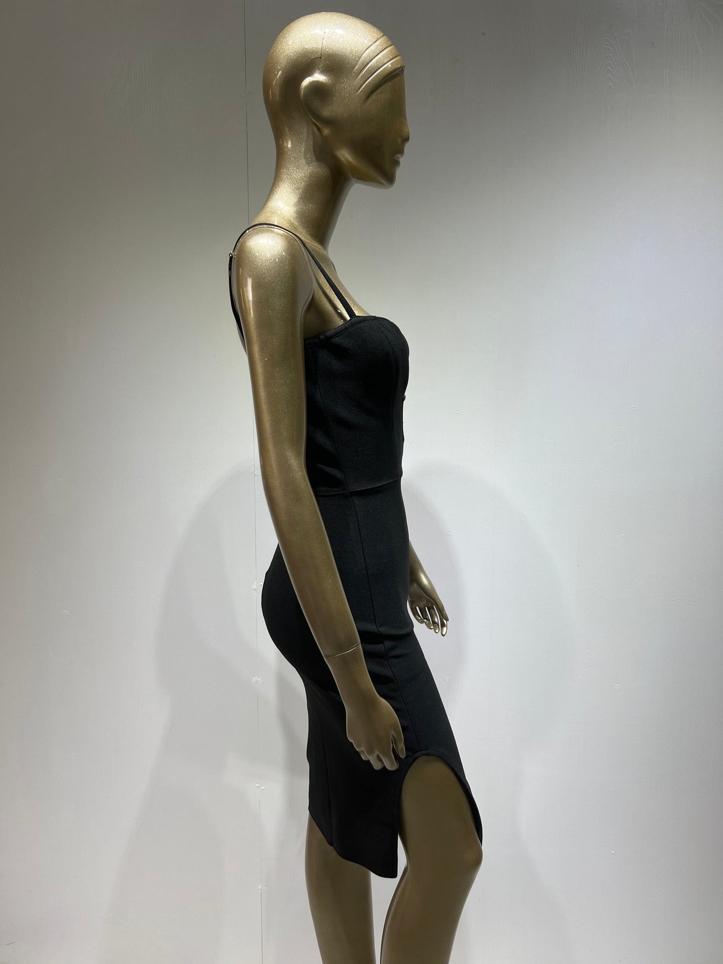 High Quality Black Elegant Evening Party Vestidos Bodycon Rayon Bandage Dress Women Summer