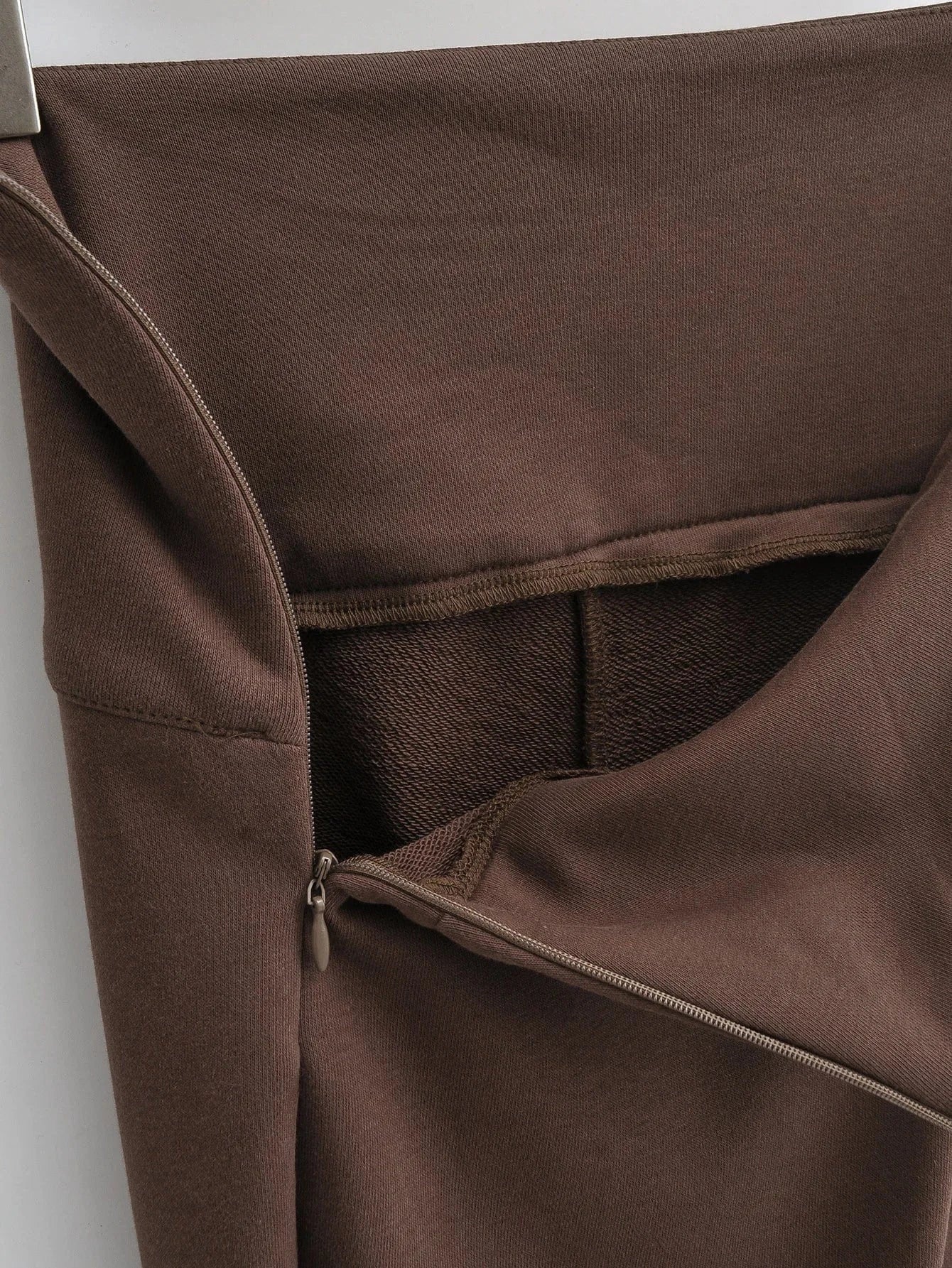 High Quality Cotton Terry Women Trousers Slim Flared Yoga Pants Raw Edge  Female Trousers Height Waistband Women Joggers Pants