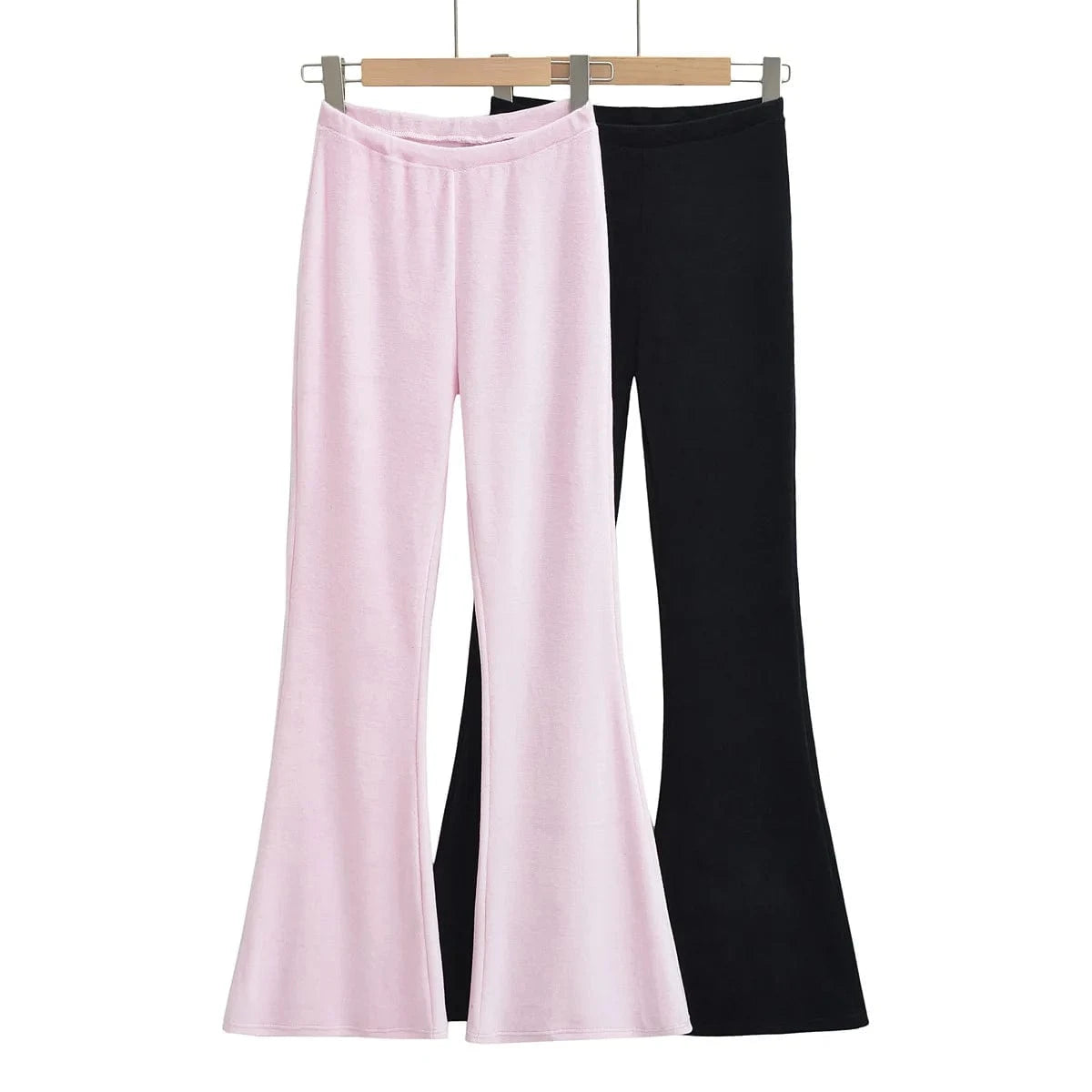 High Quality Cotton Velvet Women Trousers Slim Flared Yoga Pants Female Trousers Elastic Waistband Women Joggers Pants