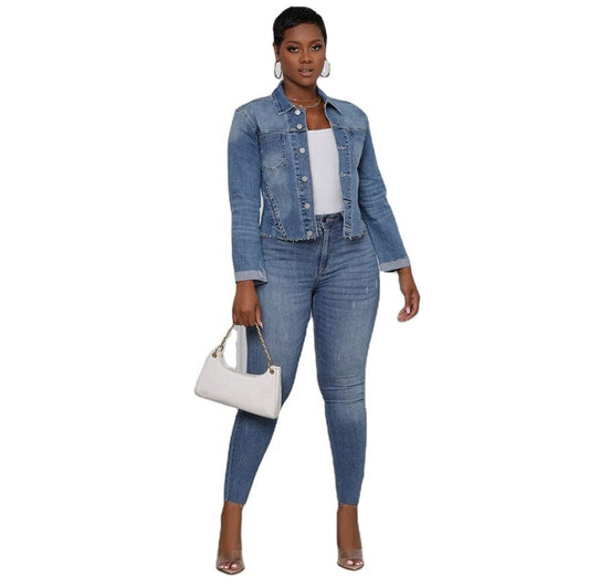 High Quality Cropped Slim Short Coat Short Fall Coats & Jackets Streetwear Ladies Fall Fashion Clothes Casual Coats For Women