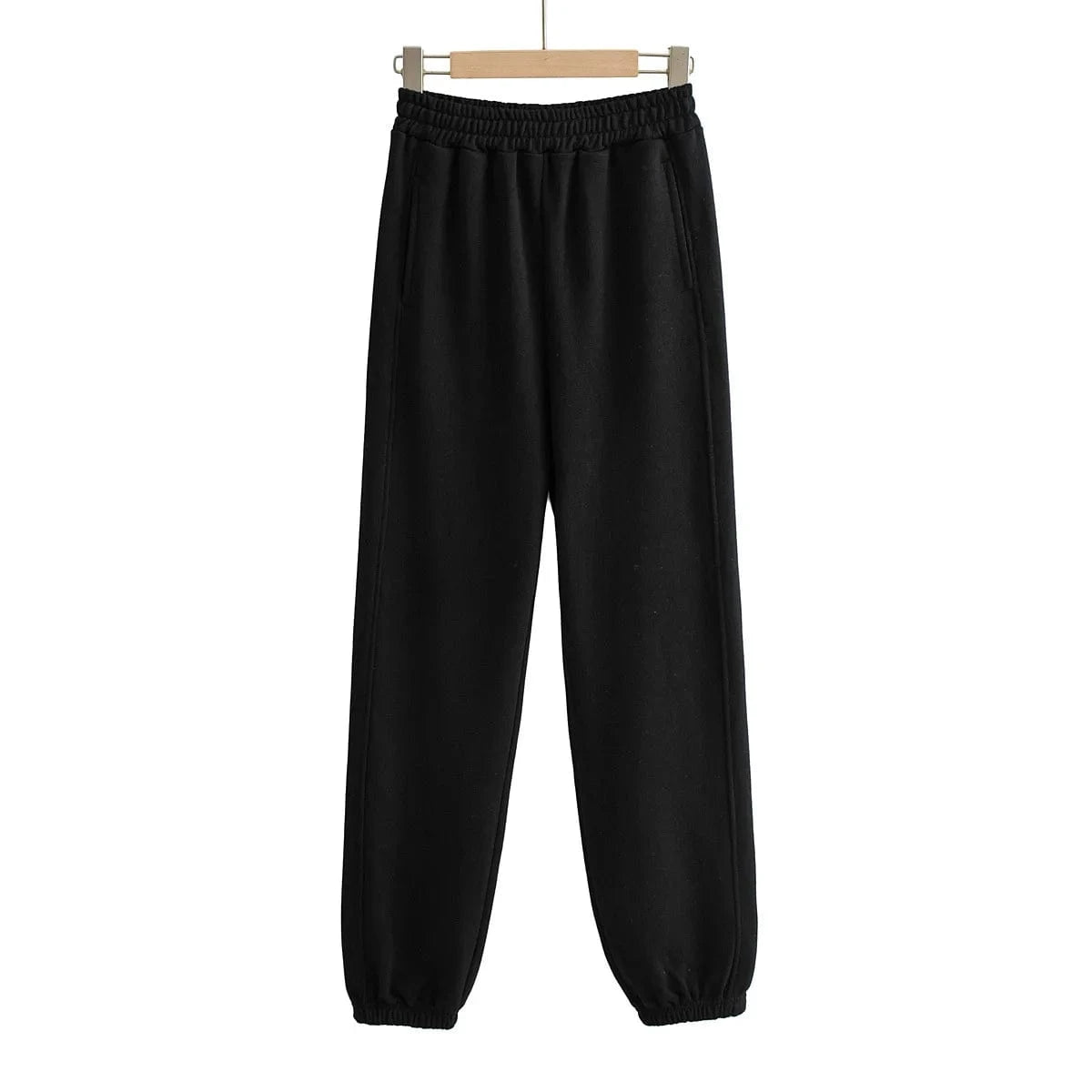 High Quality Custom Cotton Terry Ladies Sweatpants Foot zipper split Joggers Hombr  Long Running Pants Cargo Pants Joggers Women