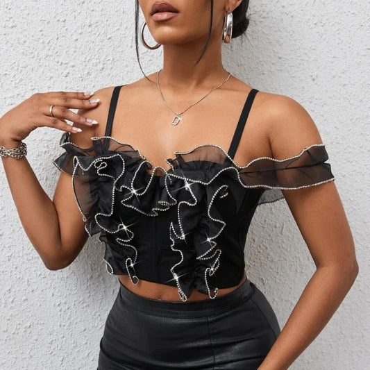 High quality custom sports bead accessory transparent brassiere sex bra