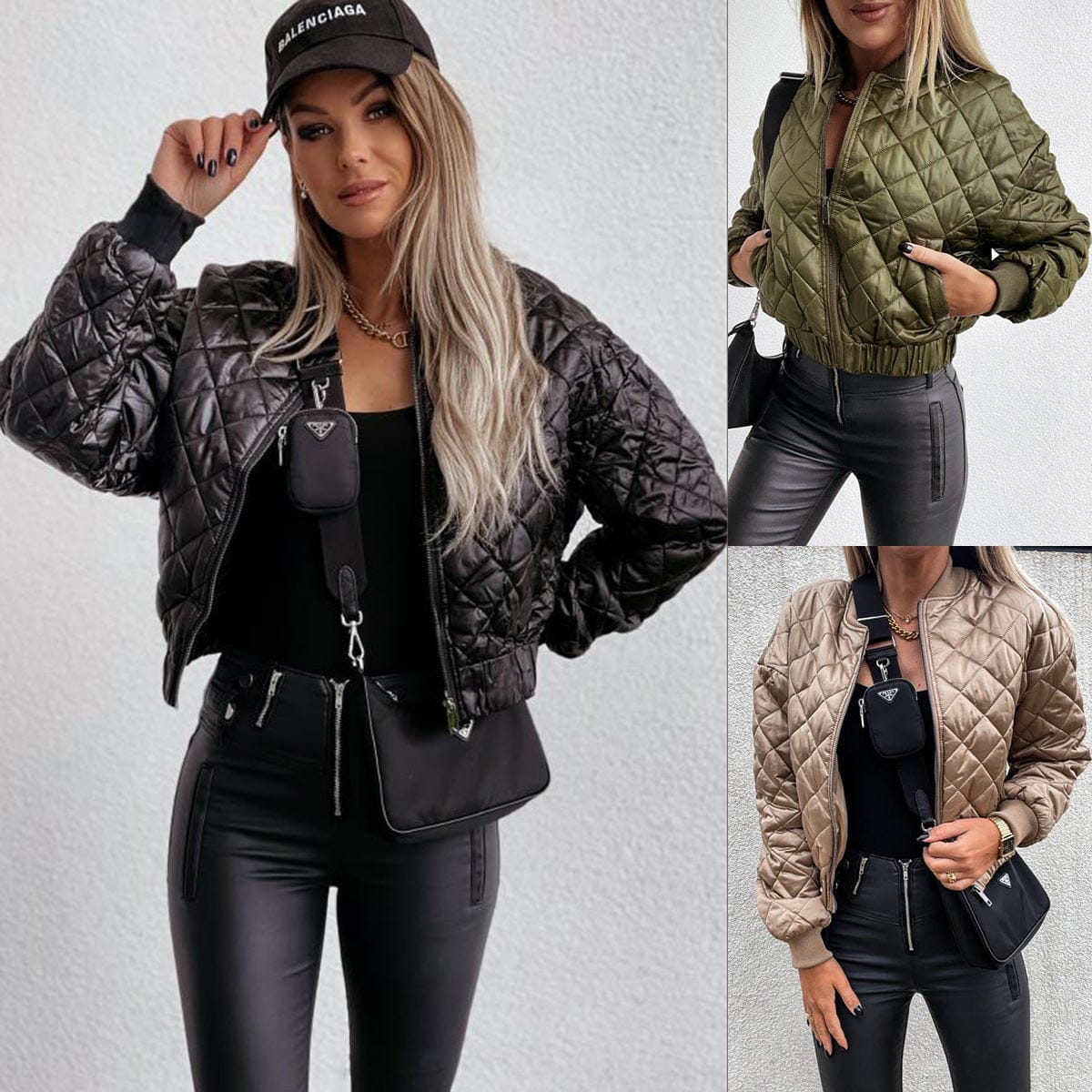 High Quality Hot Fall Winter Puffer Bomber Jackets Coat Women 2022