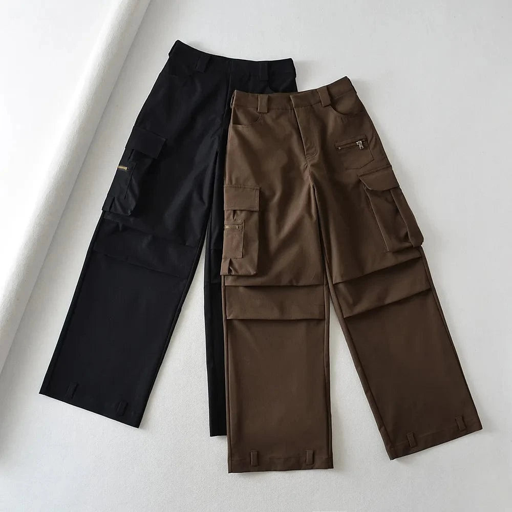 High Quality Ladies Sweatpants 3D Multi-Pocket Joggers Long Running Pants Cargo Pants Women Joggers Pants