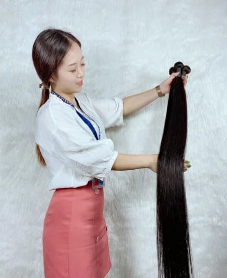 High Quality Long Length Remy Hair For Women Durable And Smoothing Touching Human Hair Extensions