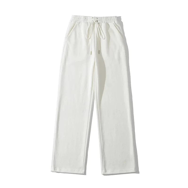 High Quality Loose Ladies Sweatpants Shoe Loop Waistband Sport Long Running Pants Female Trousers Women Joggers Pants