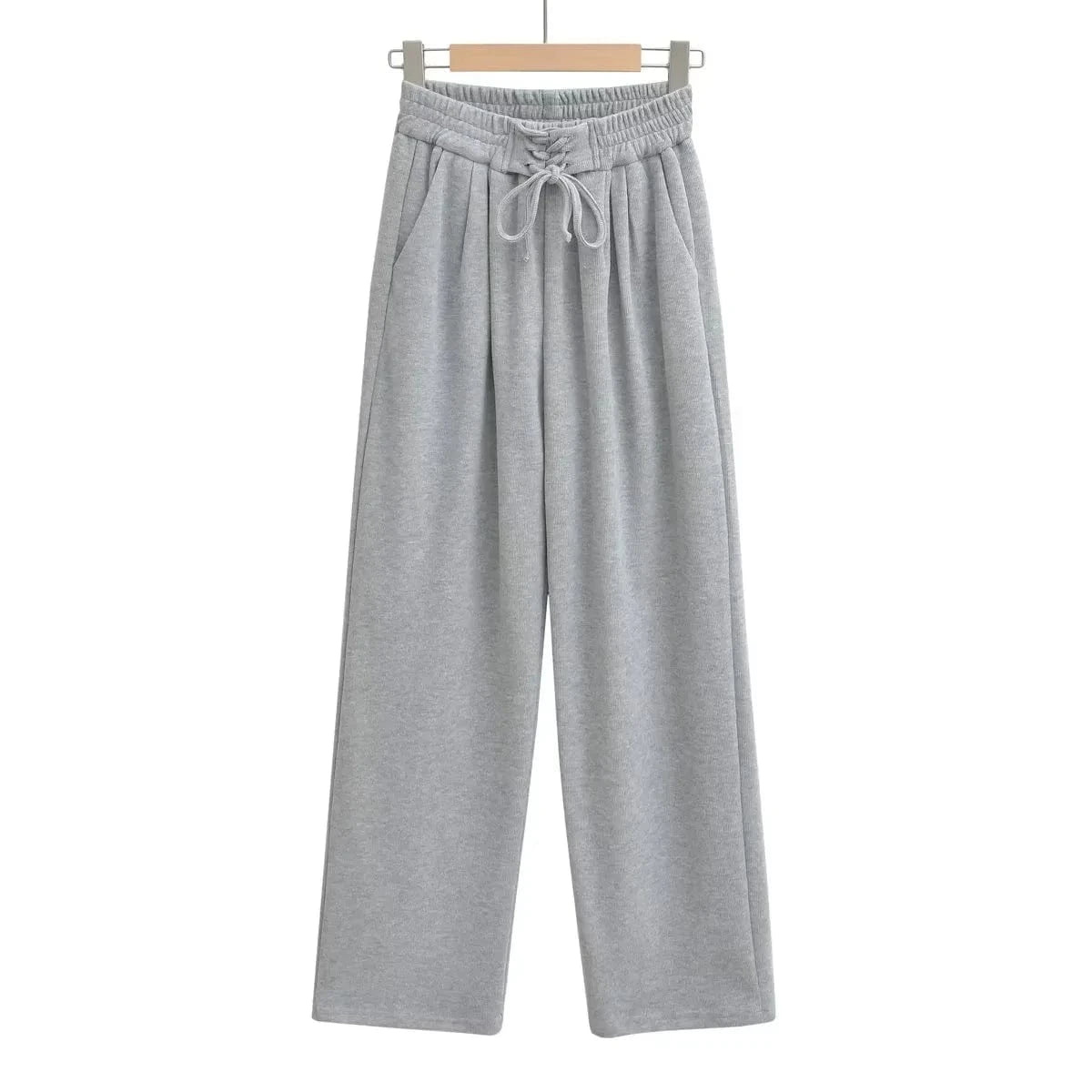 High Quality Loose Ladies Sweatpants Shoe Loop Waistband Sport Long Running Pants Female Trousers Women Joggers Pants