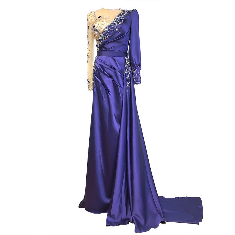 High quality mermaid bridesmaid dress fashion 2022 lace applique long wedding party dress African prom dress